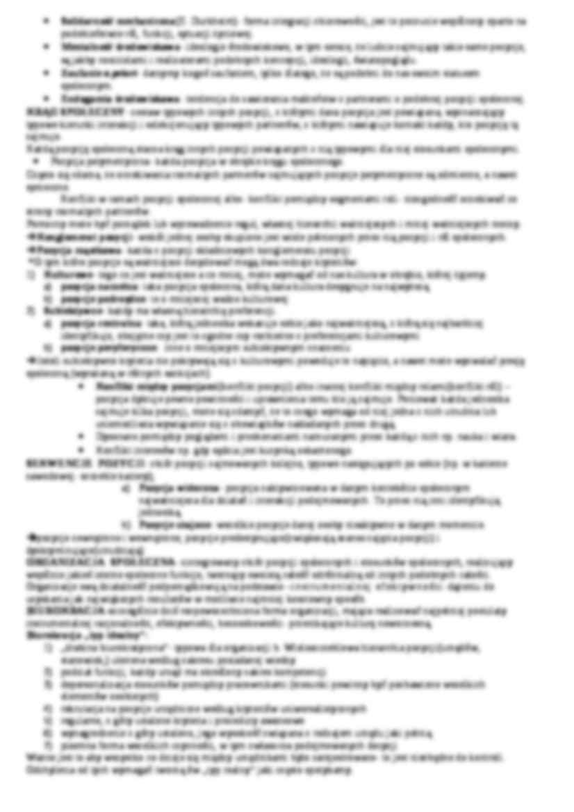 Socjologia - notatki  - strona 3