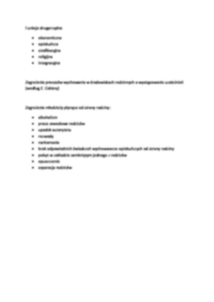 Cel , funkcje oraz struktura rodziny jako środowiska wychowawczego - strona 2