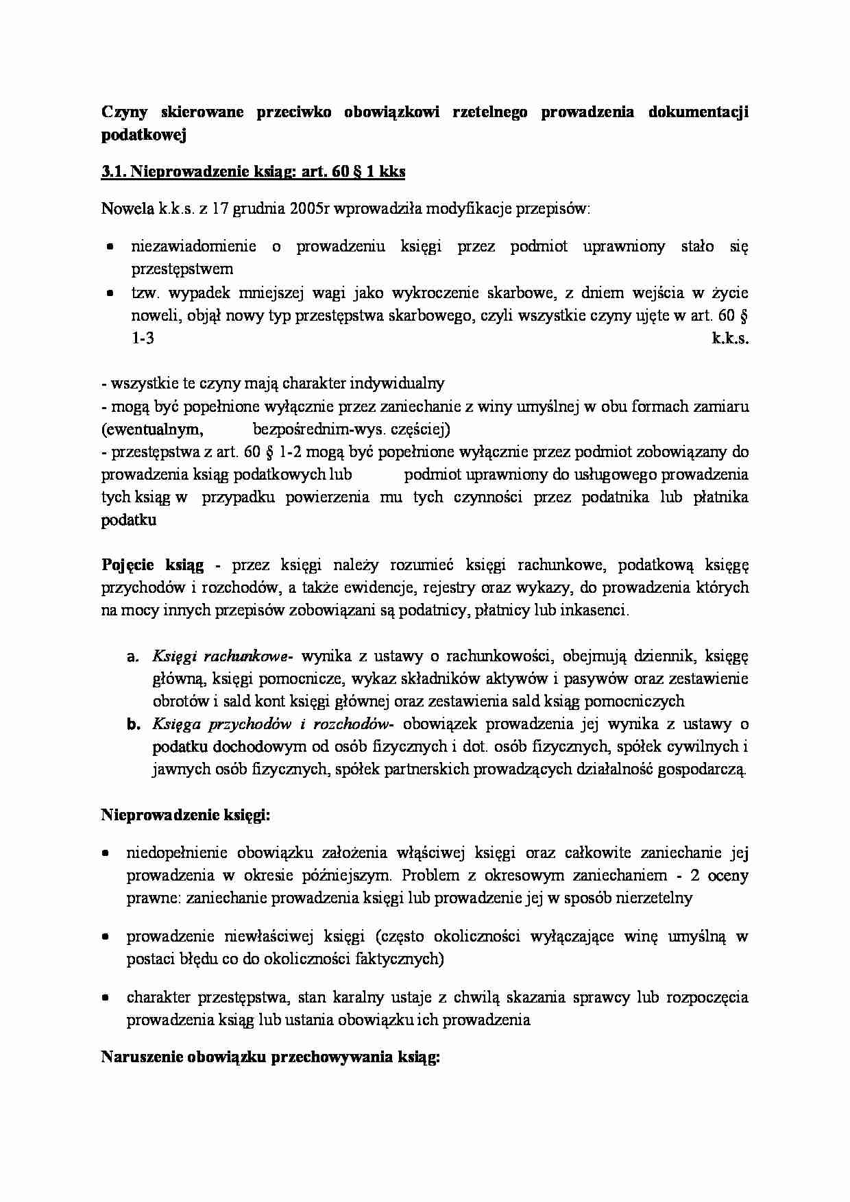 Czyny skierowane przeciwko płatnikowi - strona 1