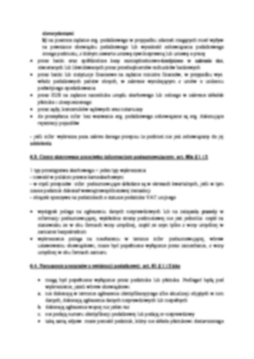 Czyny skierowane przeciwko zasadom informacji podatkowej - strona 2