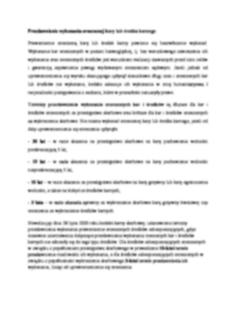 Przedawnienie karalności oraz przedawnienie  - strona 2