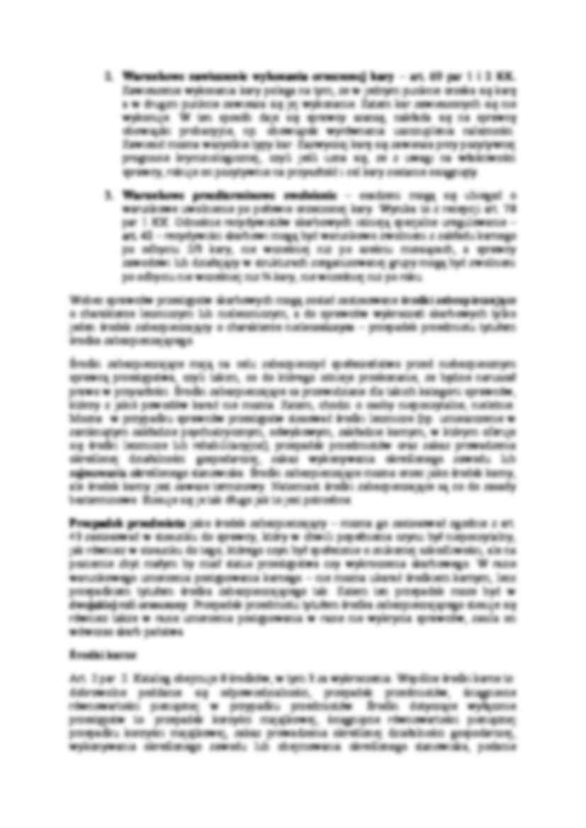 Kary i inne środki reakcji karnej na czyn zabroniony - strona 3