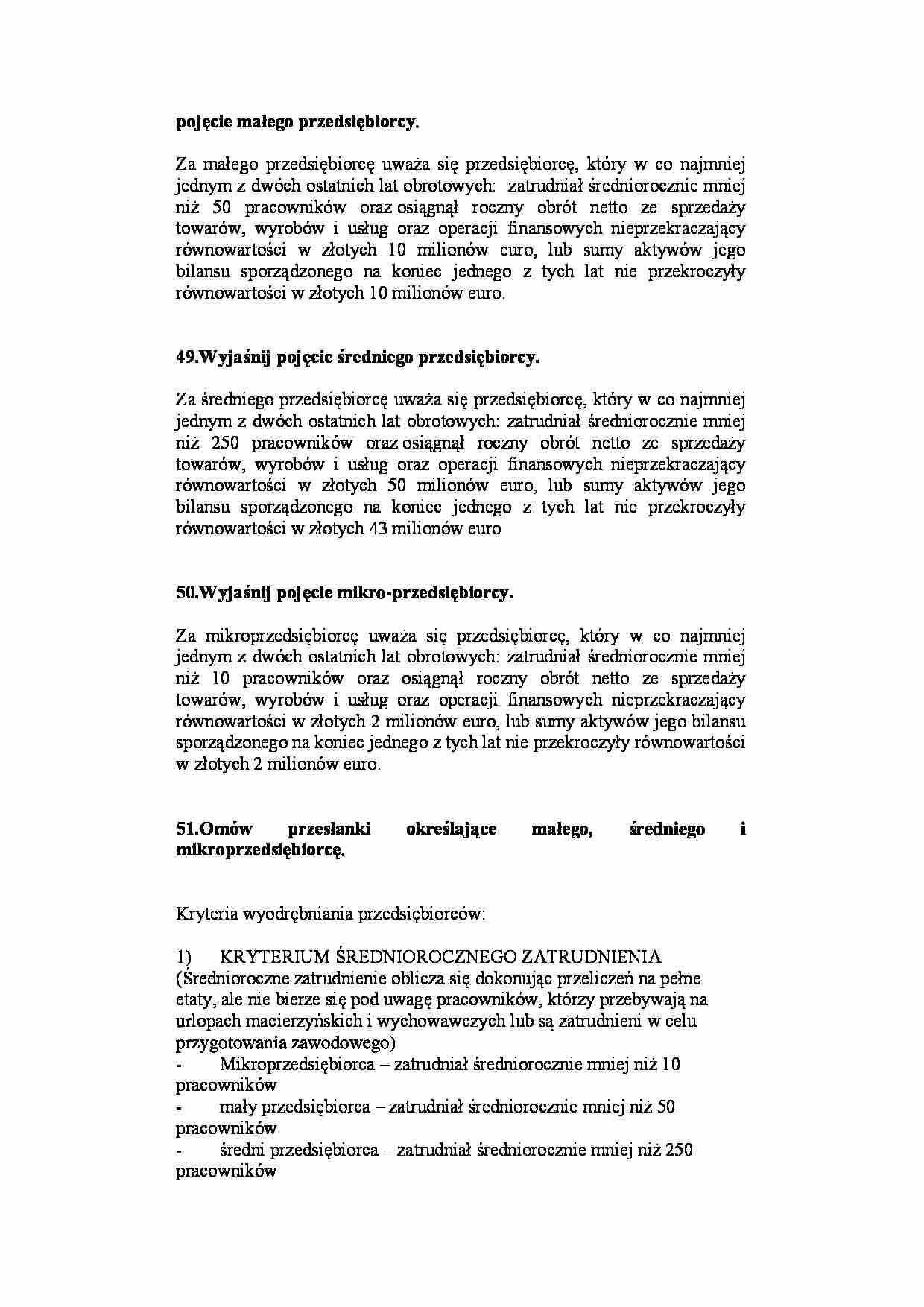 Mały, średni i mikroprzedsiębiorca - strona 1