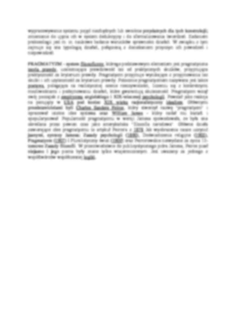 Pojęcia na egzamin - PSYCHOLOGIZM - strona 2