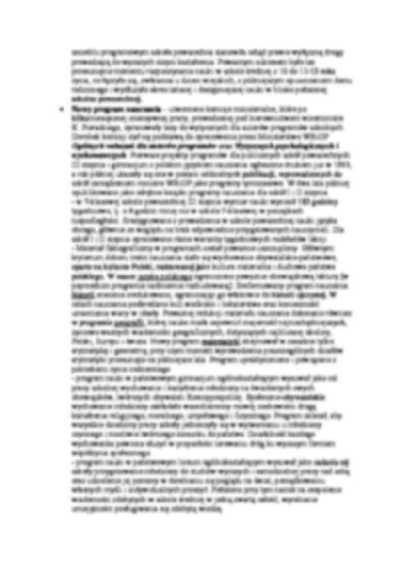 Koncepcja wychowania polskiego - strona 3