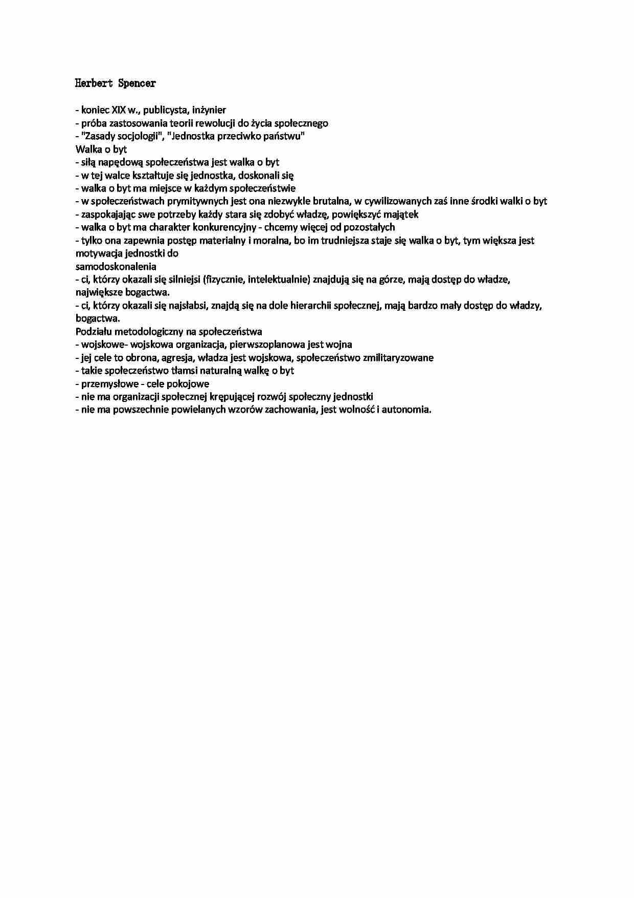 Herbert Spencer - strona 1