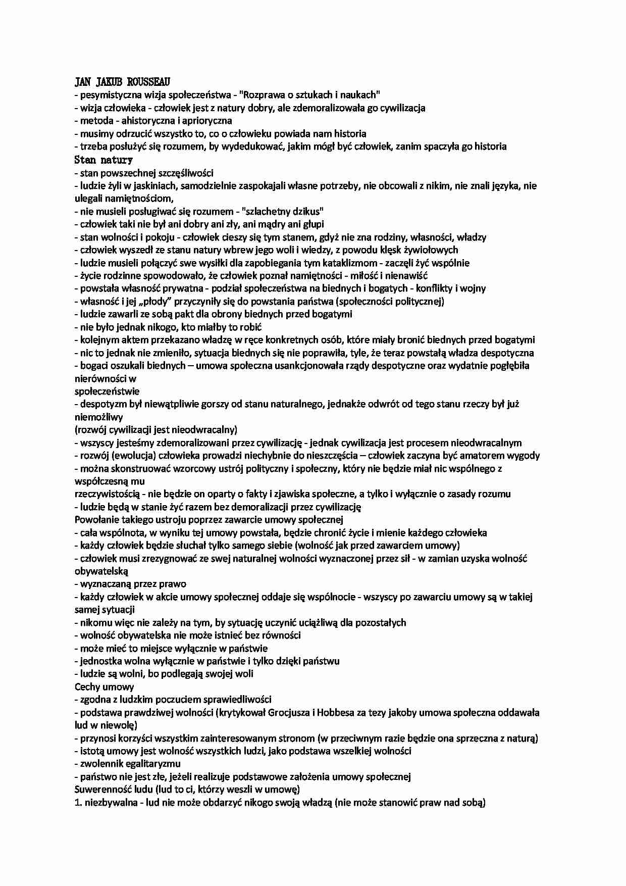 JAN JAKUB ROUSSEAU - strona 1