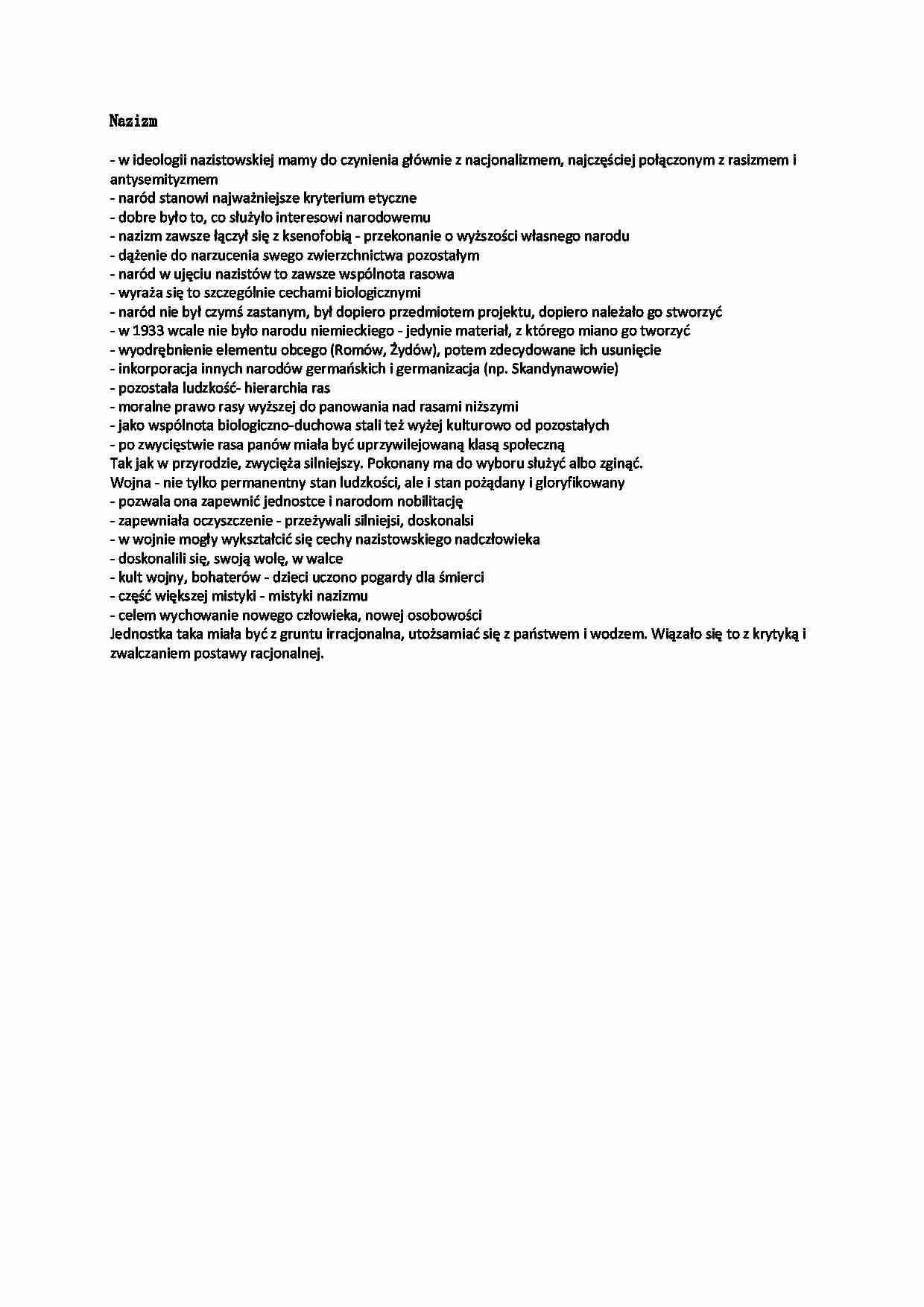 Nazizm-założenia - strona 1