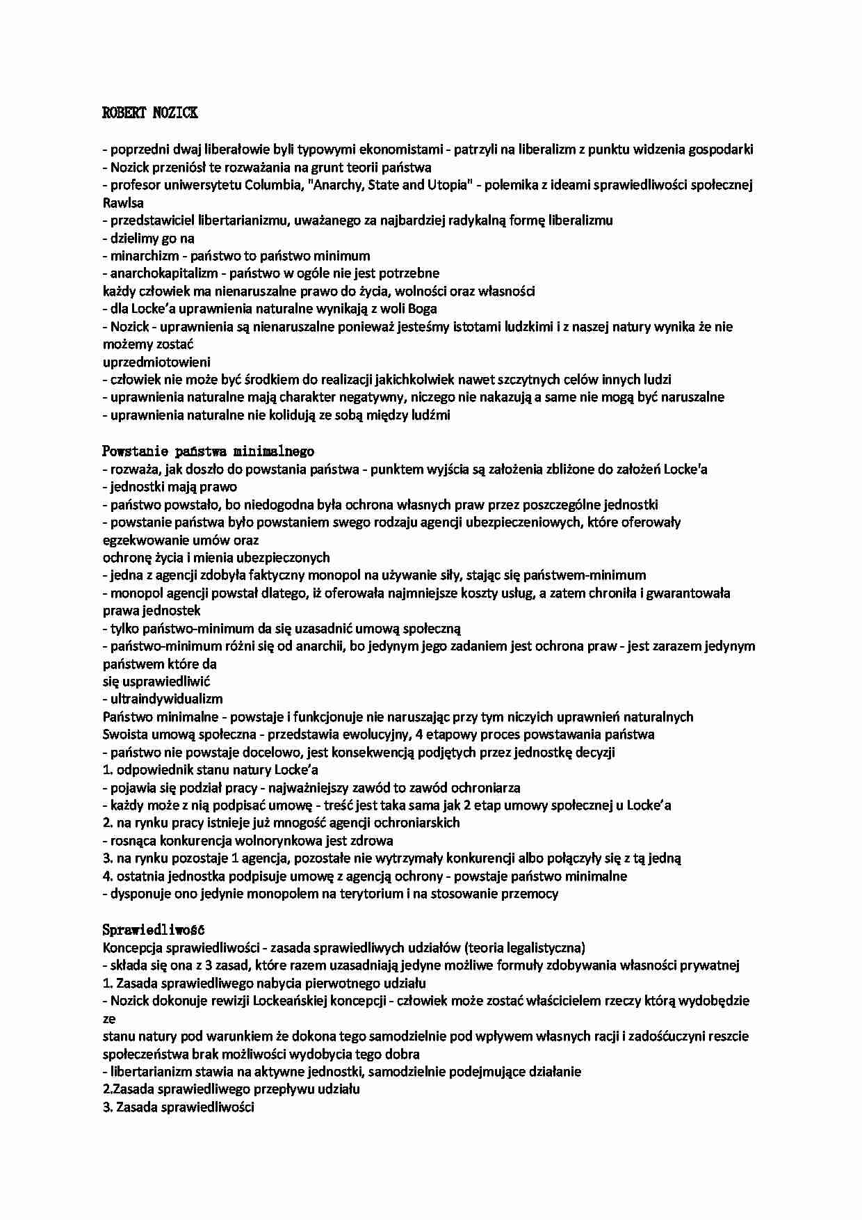 Robert Nozick - strona 1