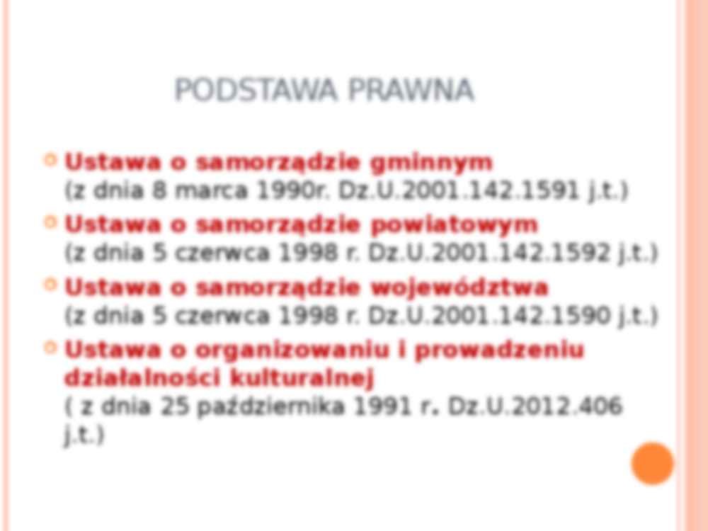 Zadania własne samorządów w zakresie kultury i sportu - strona 3