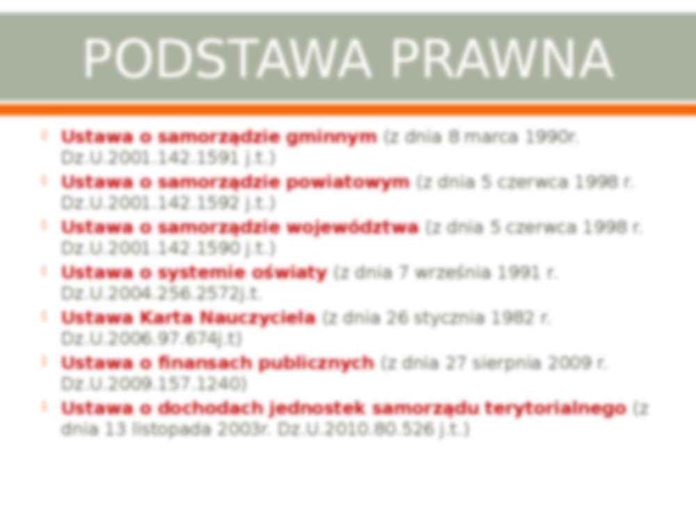 Edukacja publiczna-zadania własne samorządów  - strona 2