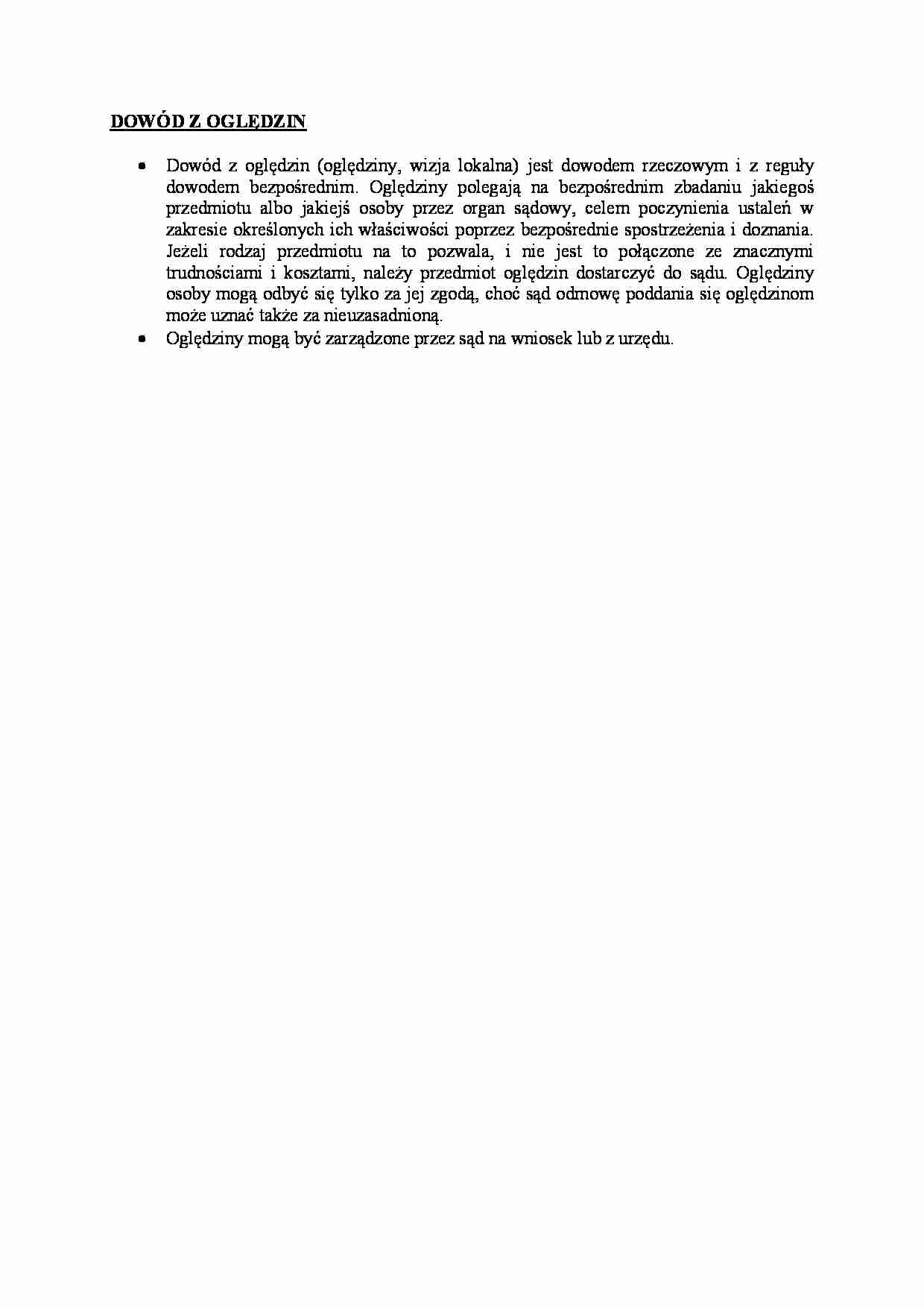 Dowód z oględzin - strona 1