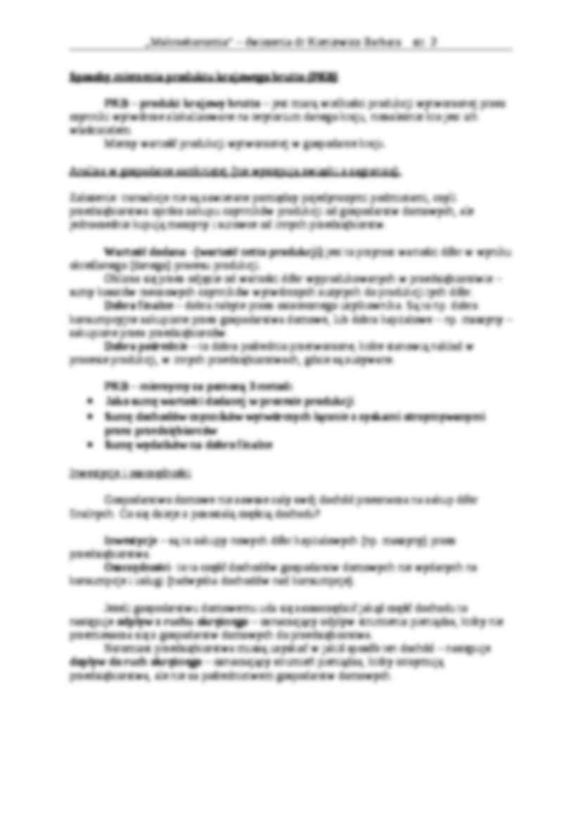 Makroekonomia - megapack, dr Kieniewicz - strona 2