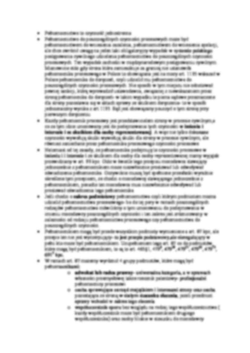 Pełnomocnictwo procesowe - omówienie - strona 3