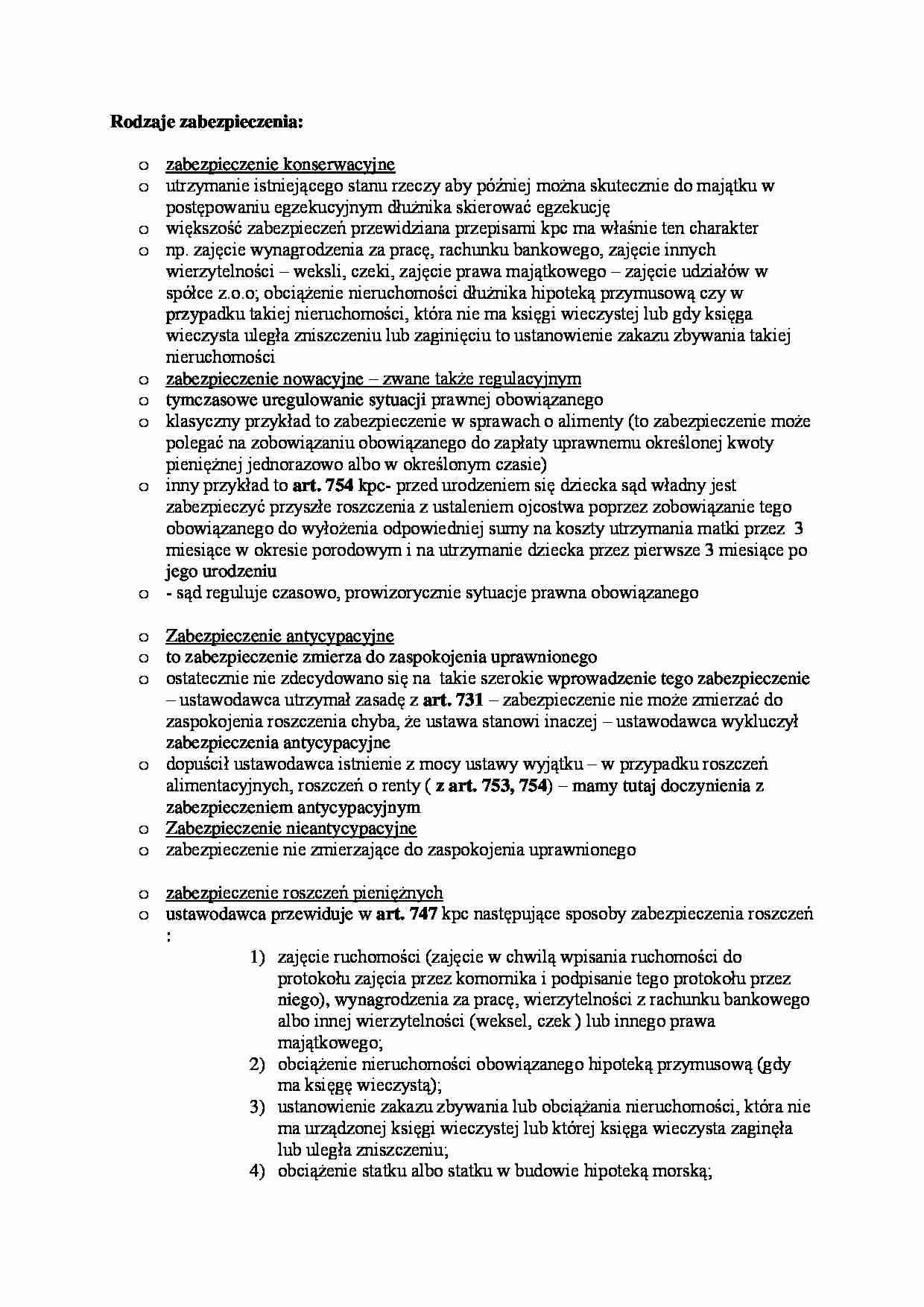 Rodzaje zabezpieczenia - strona 1