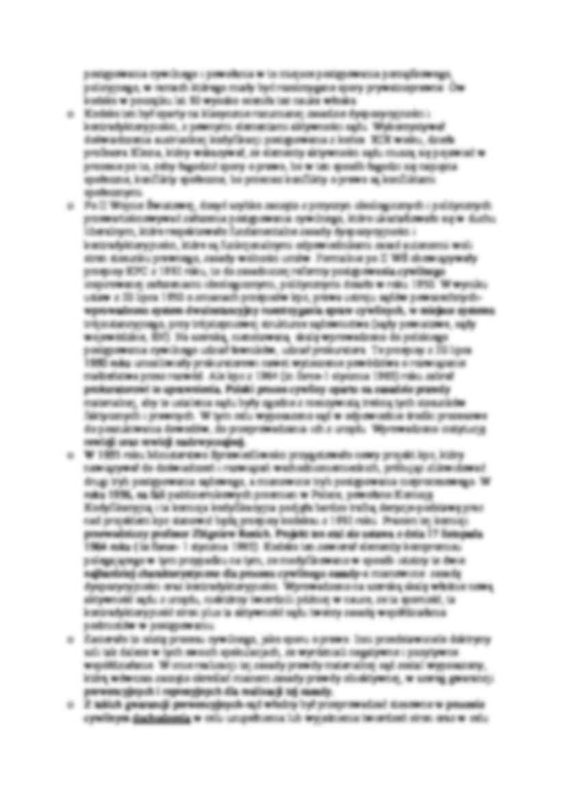 Rozwój historyczny postępowania cywilnego. - strona 2