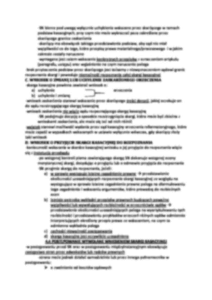 Skarga kasacyjna  - wykład. - strona 3