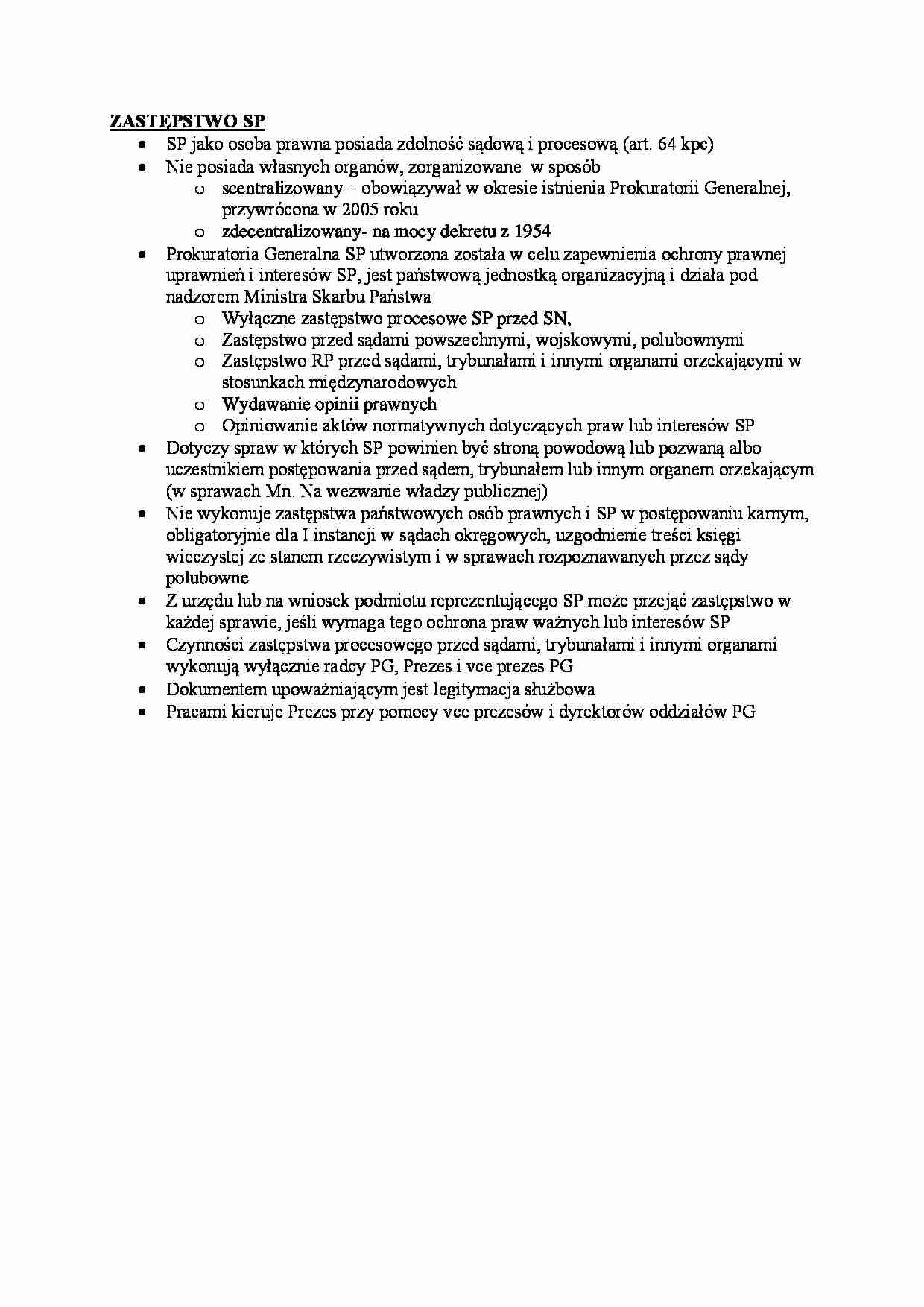 Zastępstwo - krótkie omówienie. - strona 1