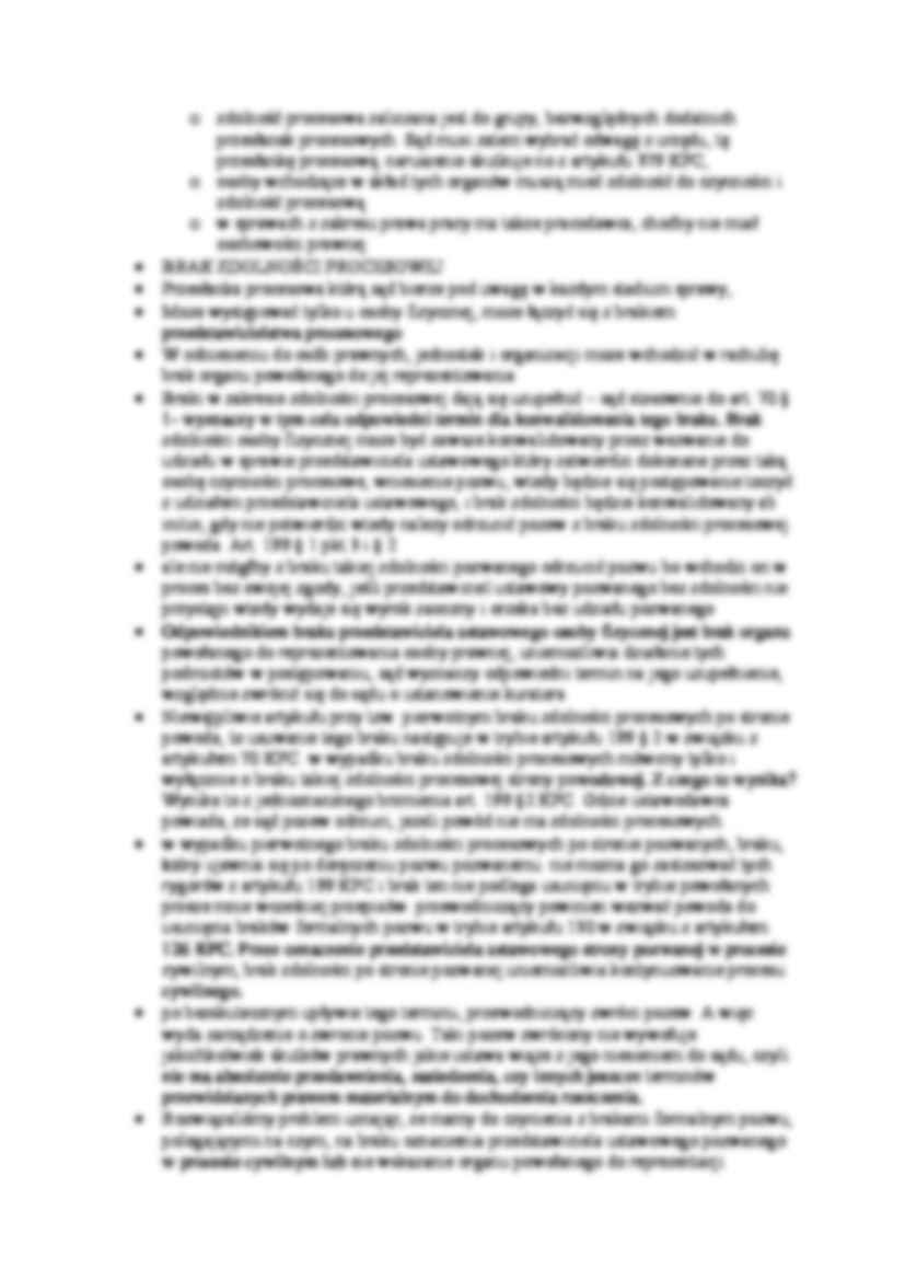 Zdolnośc procesowa i jej brak. - strona 2