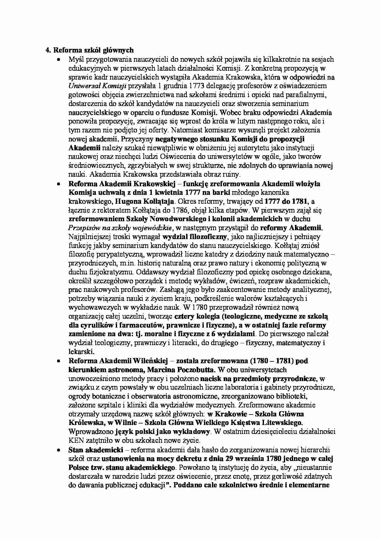Reforma szkół głównych - strona 1
