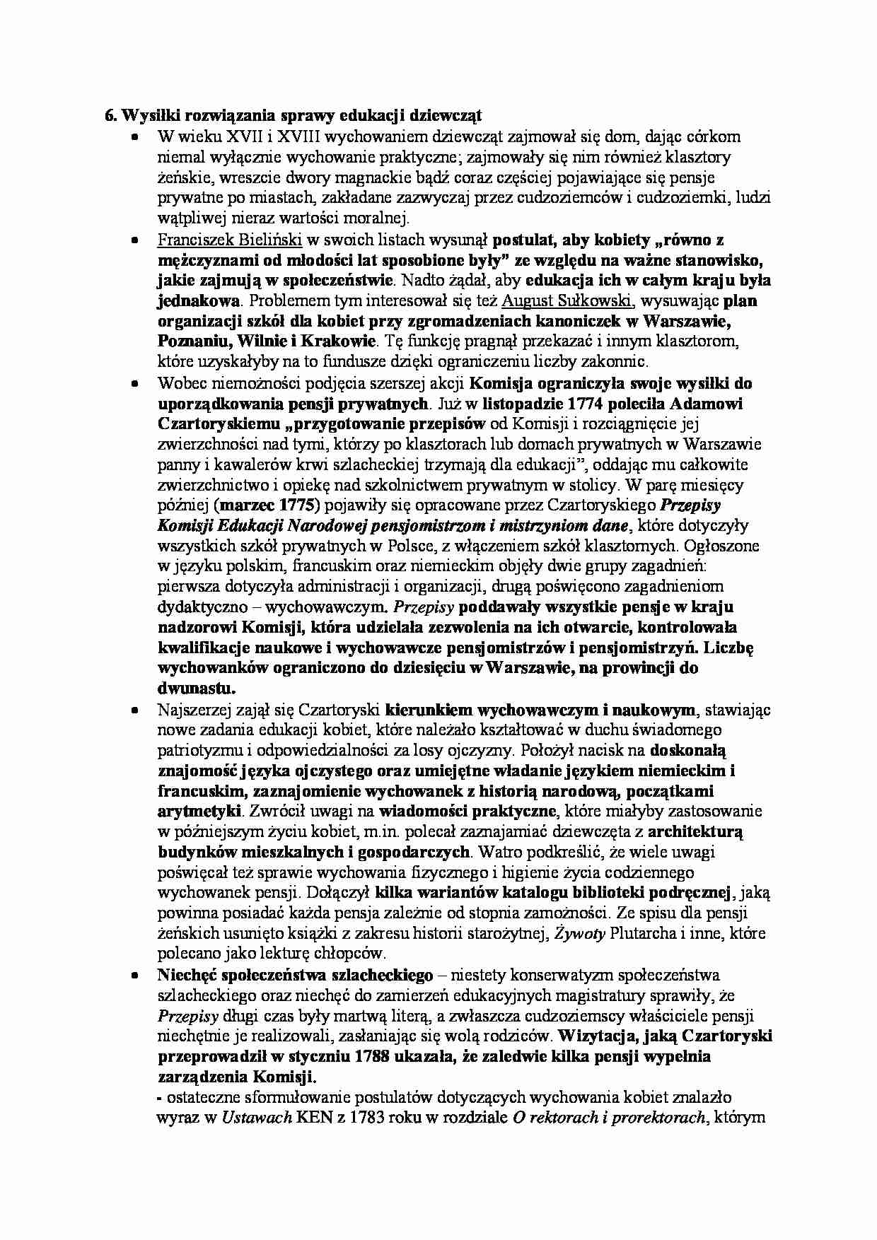 Wysiłki rozwiązania sprawy edukacji dziewcząt - strona 1