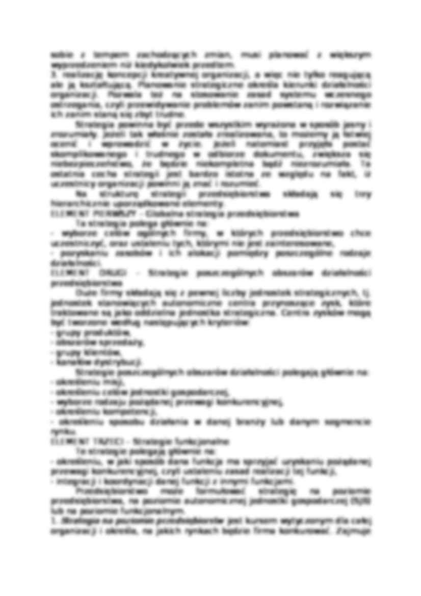Strategia w zarządzaniu - strona 2