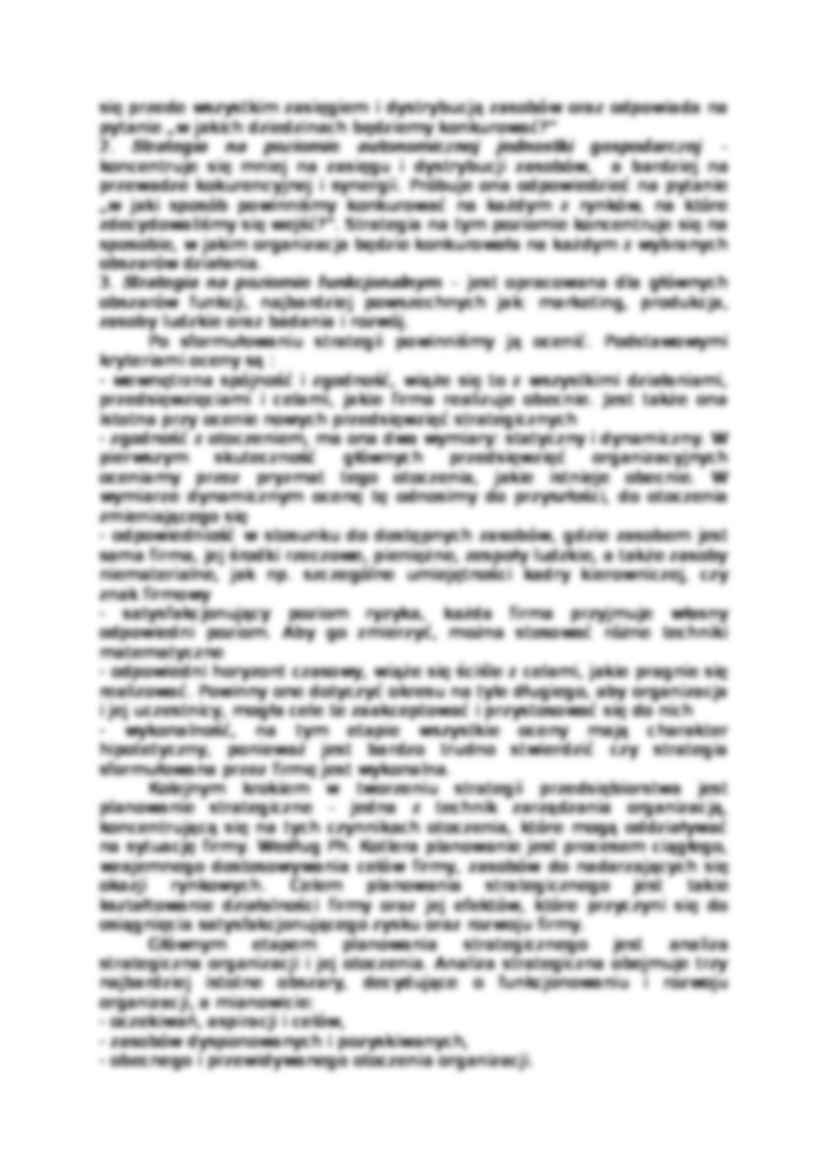 Strategia w zarządzaniu - strona 3