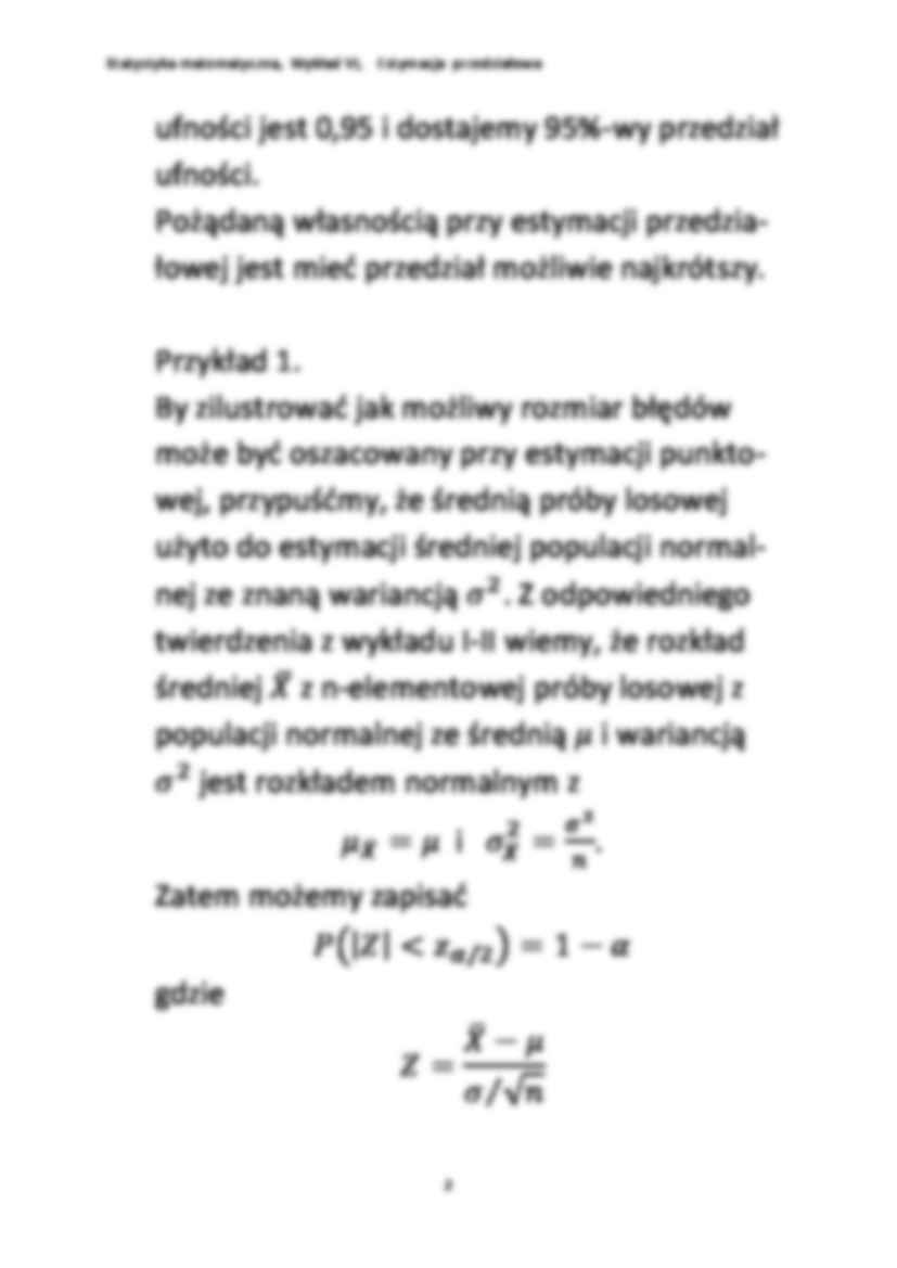 Estymacja przedzialowa - strona 2