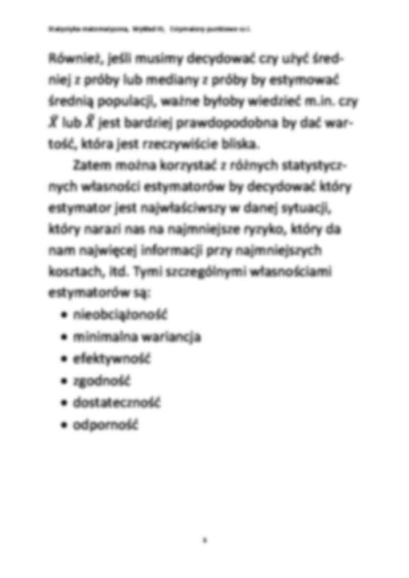 Estymatory punktowe - strona 3