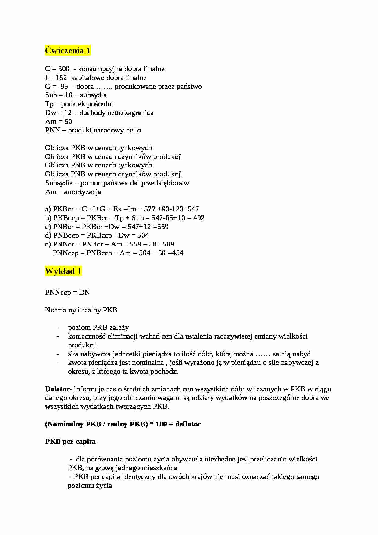 Ćwiczenia  - strona 1