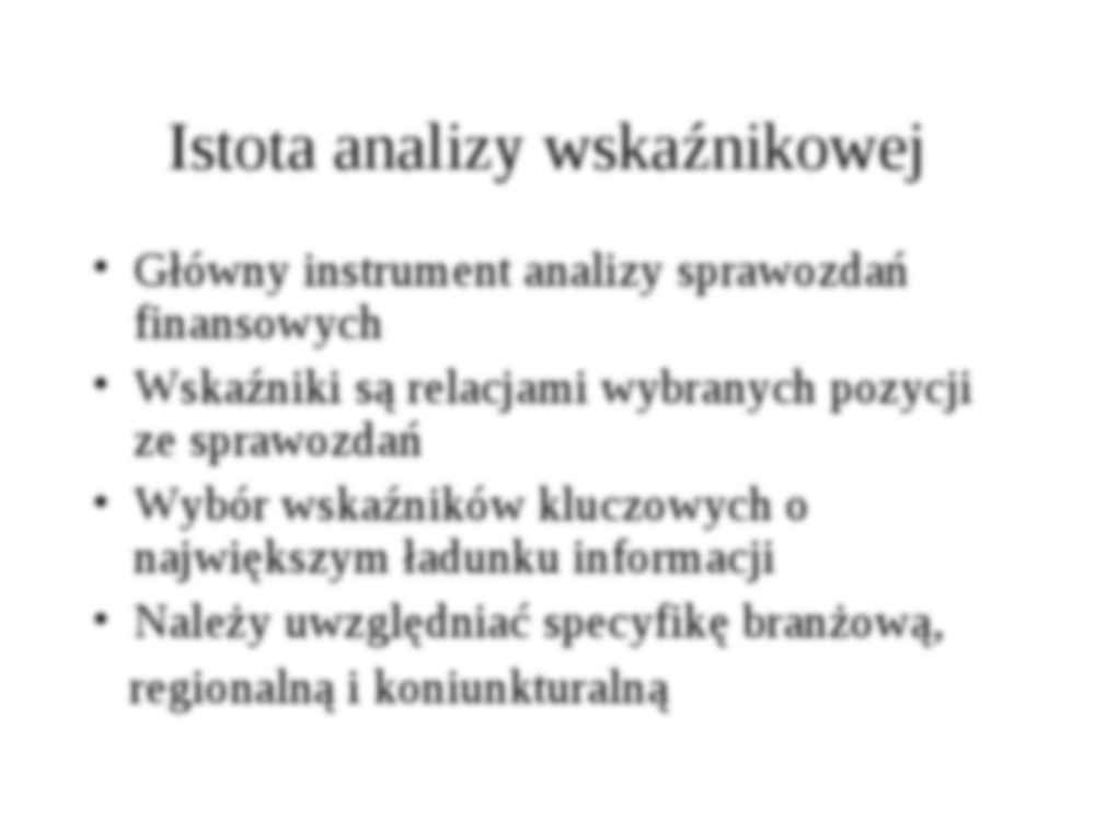 Analiza wskaźnikowa i analiza dyskryminacyjna 13 - strona 2