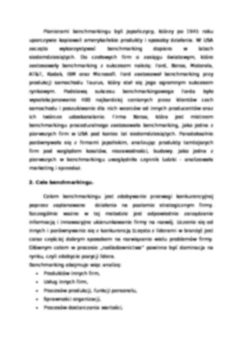 Benchmarking-istota problemu - strona 2