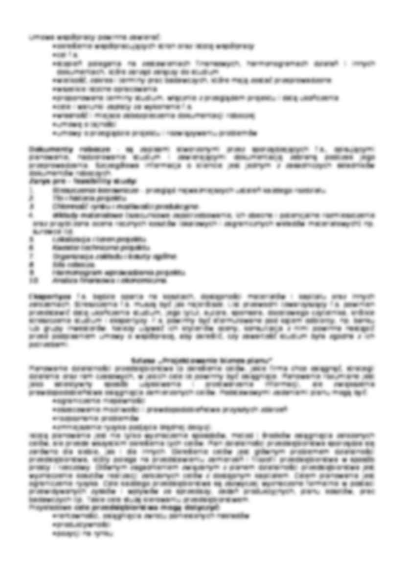 Biznes plan - wzór - Zarządzanie przedsiębiorstwem - strona 3
