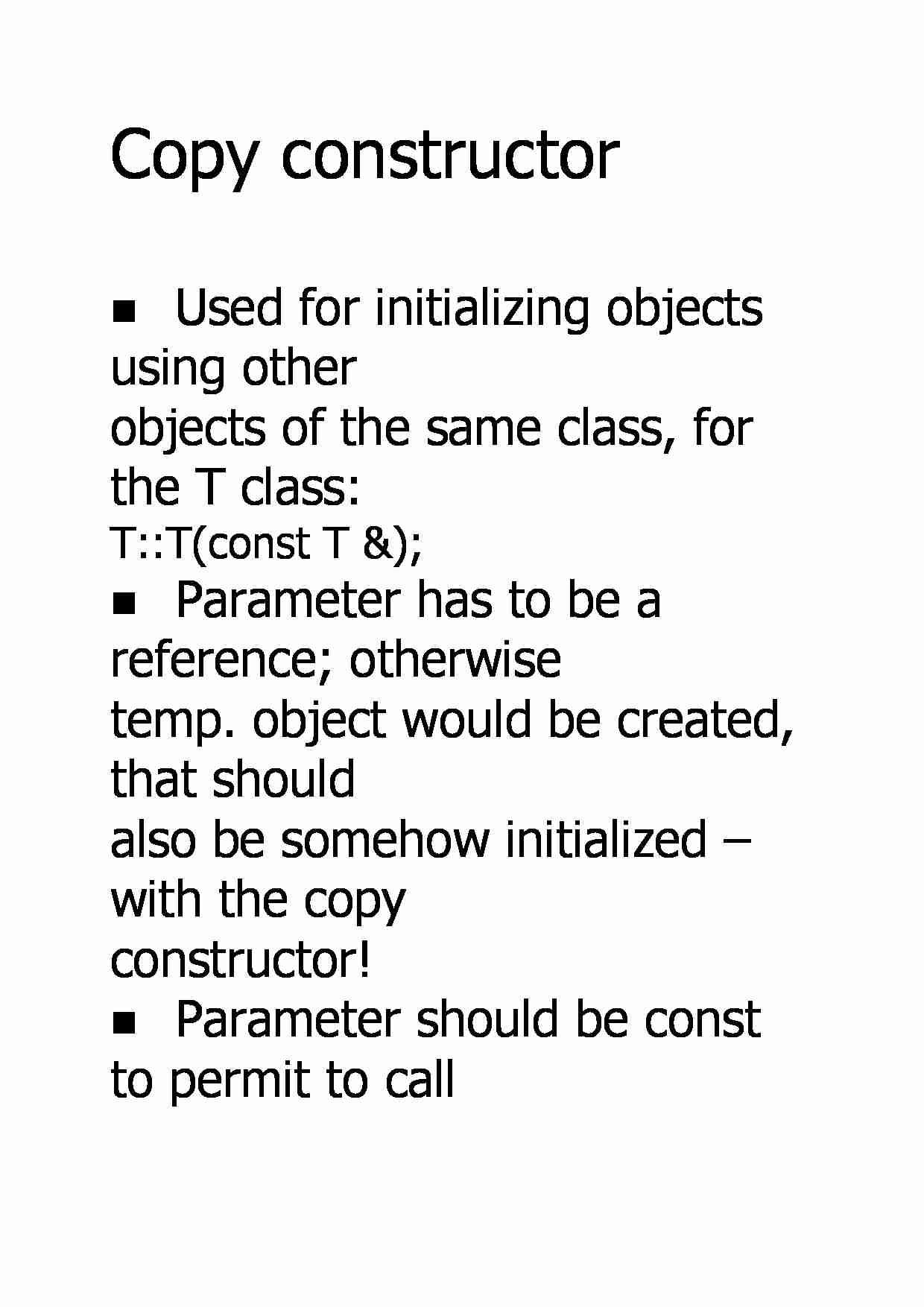 Copy constructor - strona 1