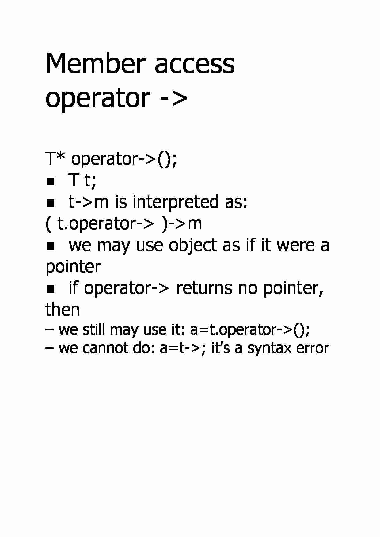 Member access operator - strona 1