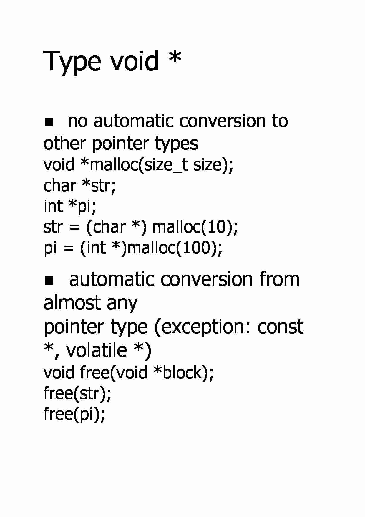 Type void - strona 1
