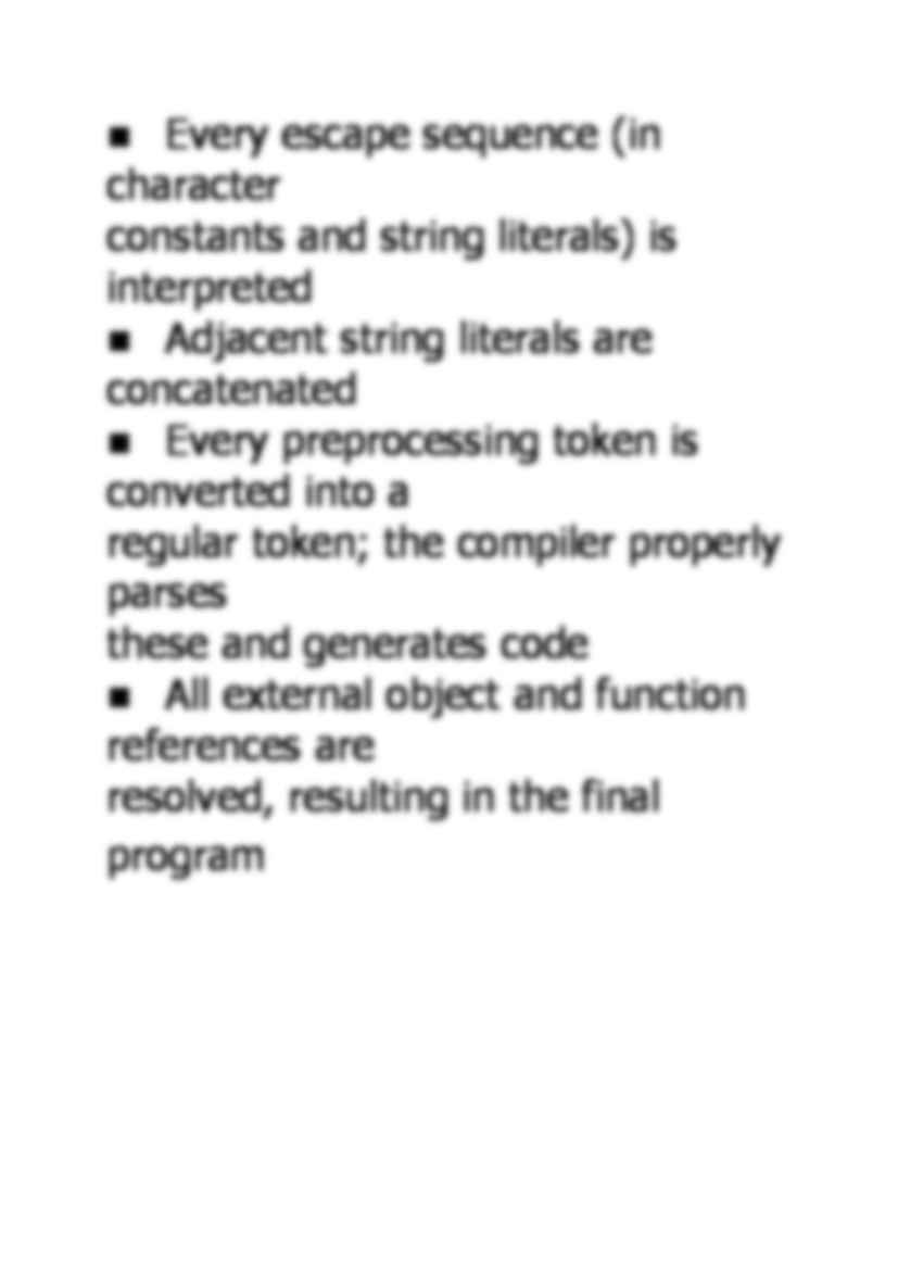 ANSI C Translation Phases - strona 2