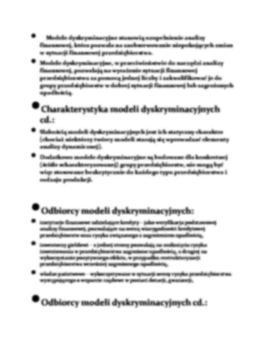  Prognozowanie upadłości podmiotów gospodarczych - strona 3