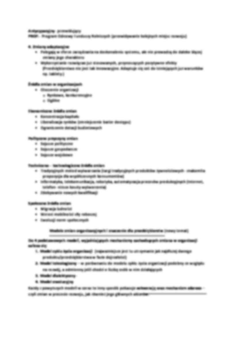 Zarządzanie zmianami-Wykład  - strona 2