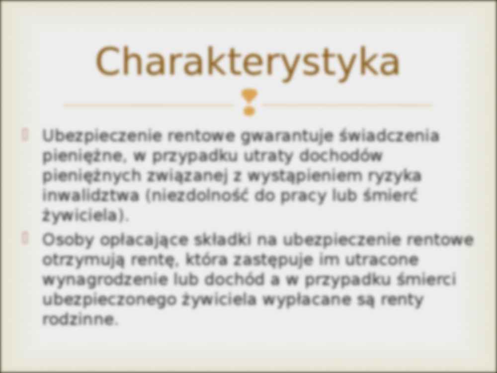 Charakterystyka świadczeń rentowych  - strona 2