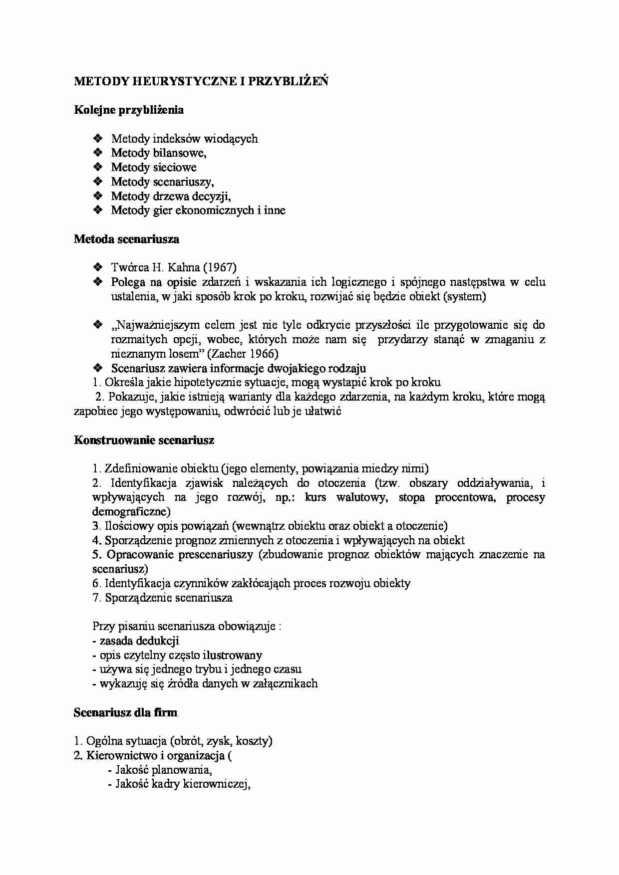 Metody heyrystyczne i przybliżeń - strona 1