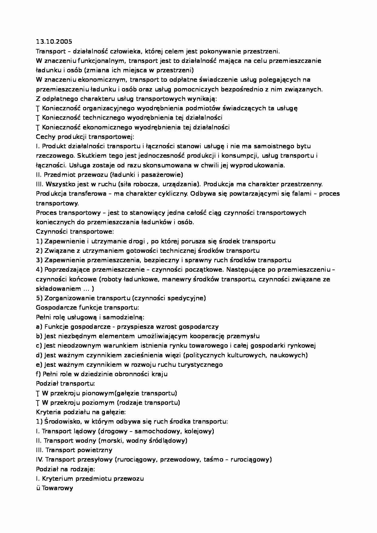 Transport-wykłady - strona 1