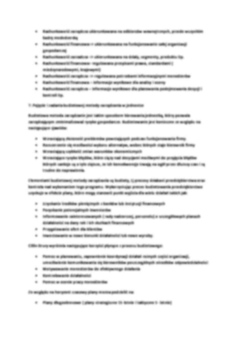 Pojęcie i funkcje rachunkowości zarządczej - strona 3