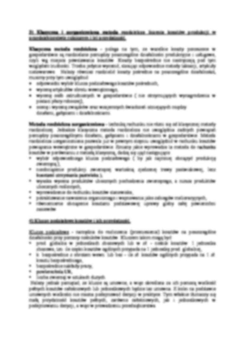 Rachunek kosztów - Bezpośrednie - strona 2