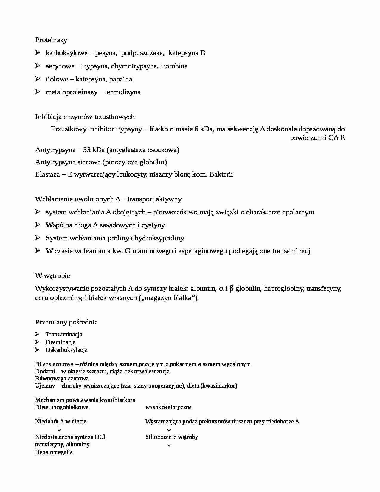 Proteinazy - strona 1