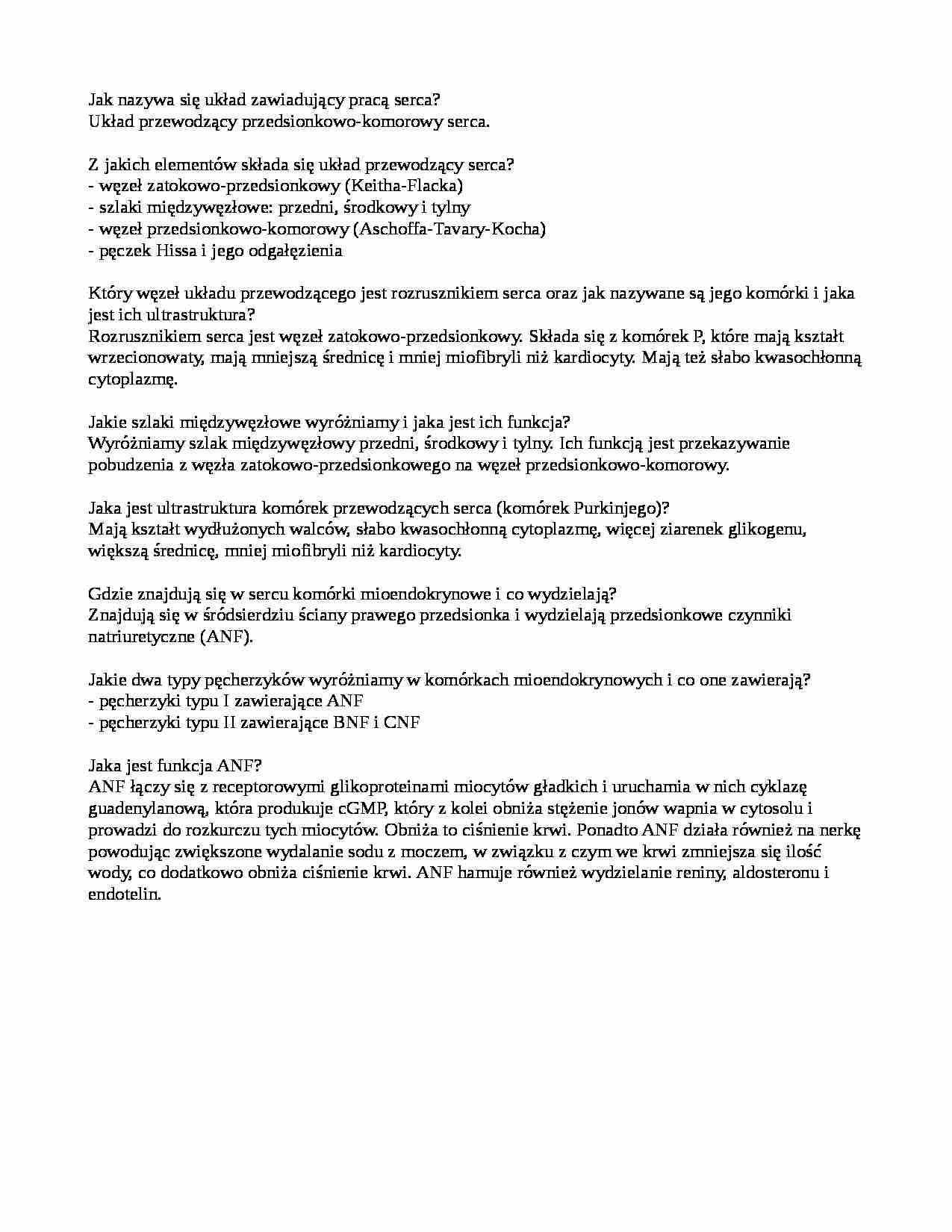 Praca serca - strona 1