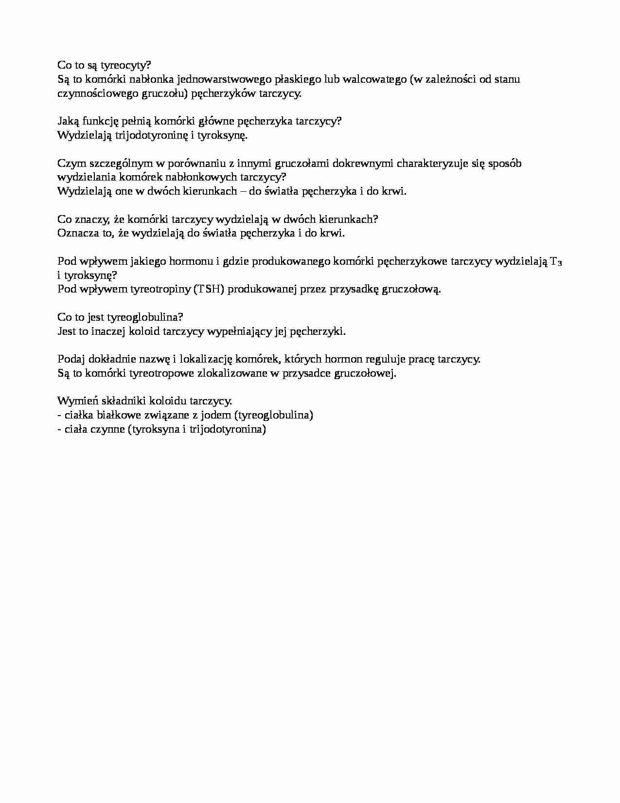 Tyreocyty - strona 1