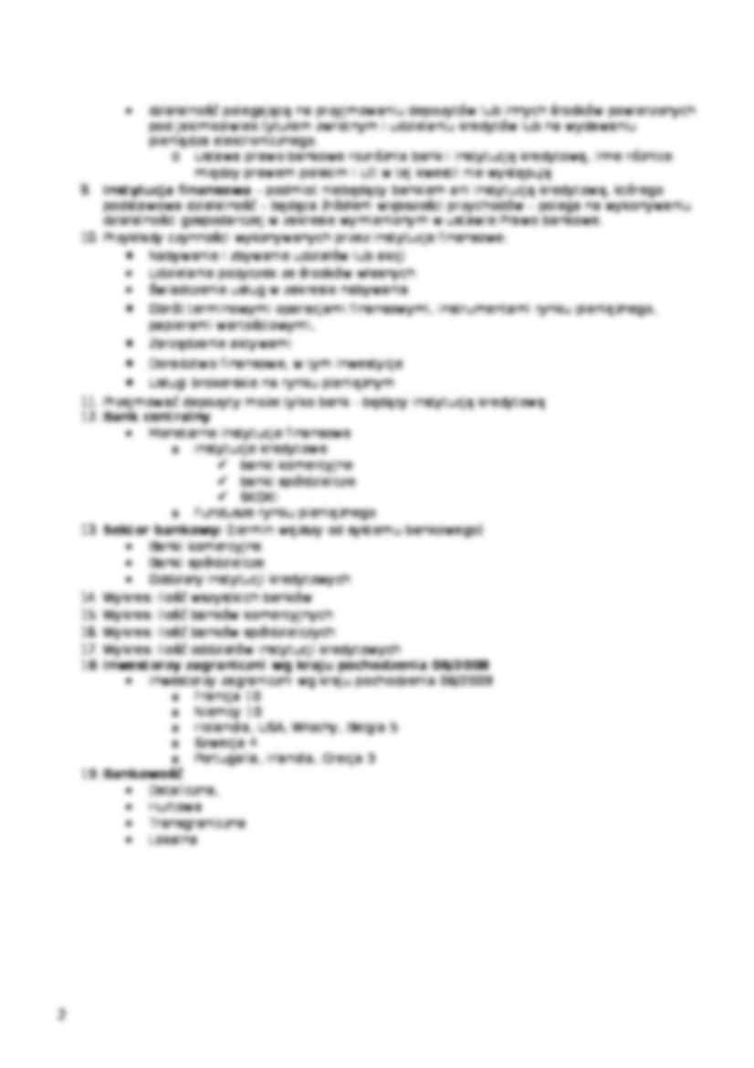 Podstawowe pojęcia z bankowości - strona 2