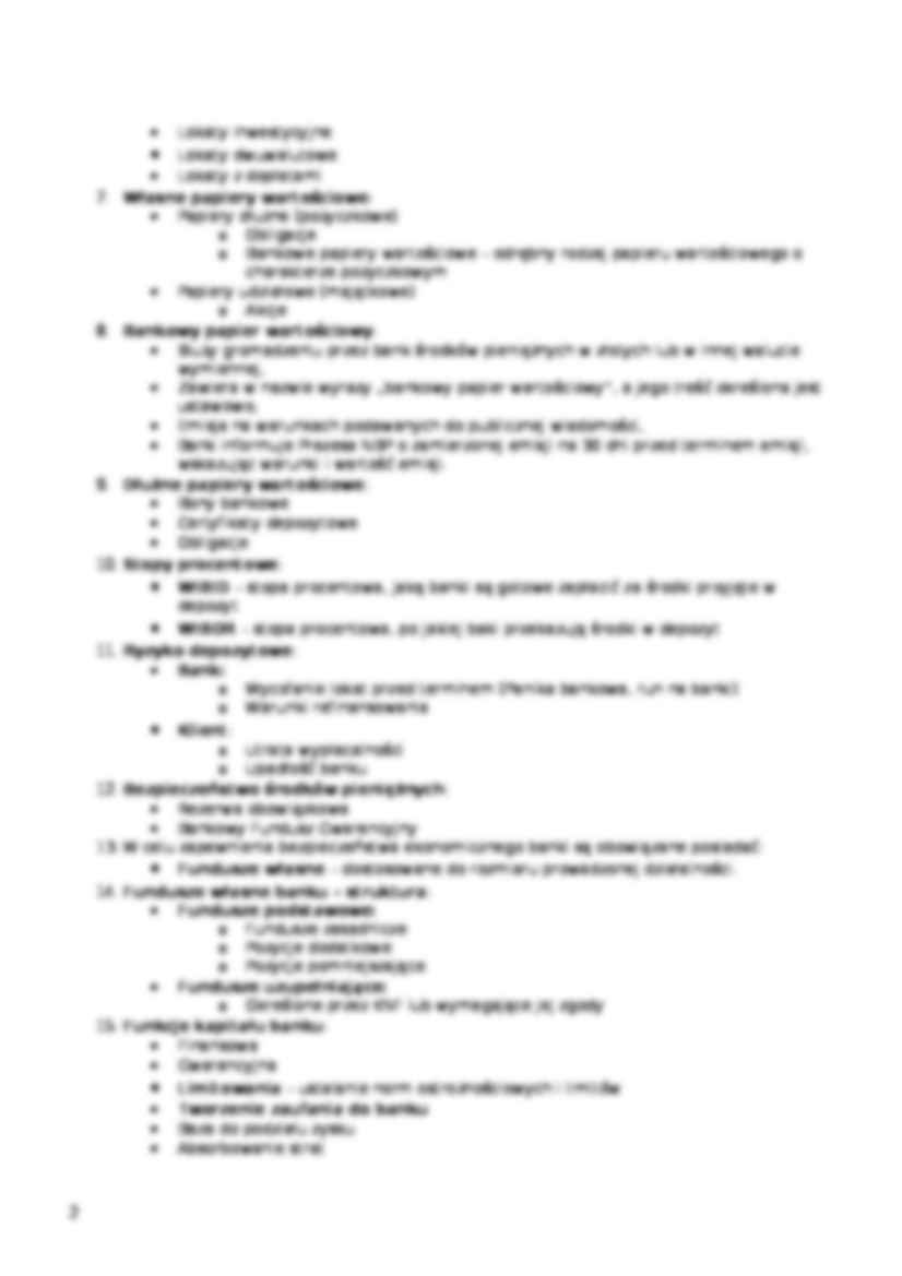 Pasywa banku - omówienie - strona 2