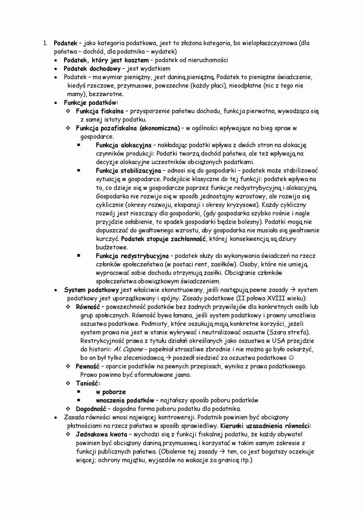 Podatek - definicja i rodzaje - strona 1